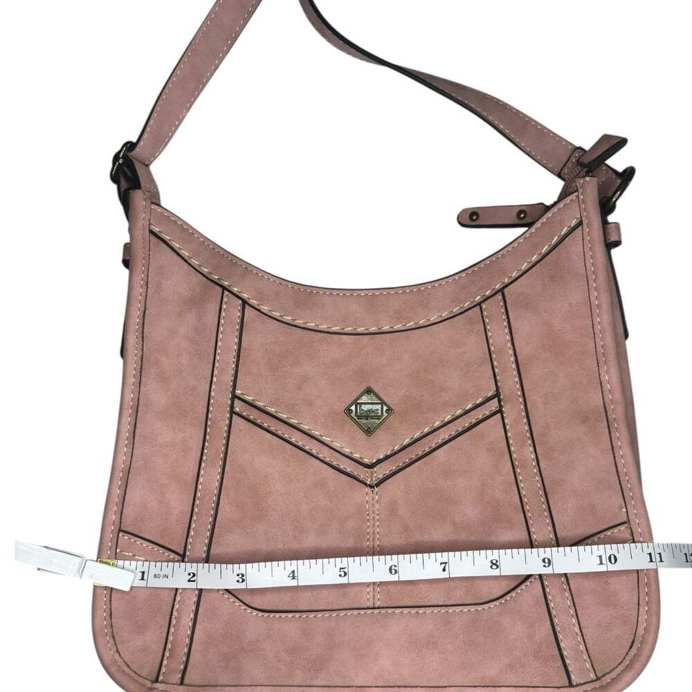 b.o.c. Born Concept Pink Faux Leather Crossbody Bag - Picture 7 of 8